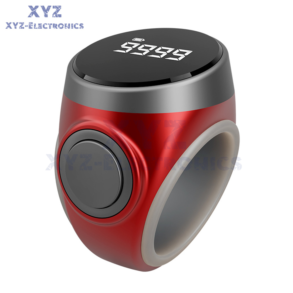 Tasbeeh Portable Worship Counter / Zikr Smart Ring / Black