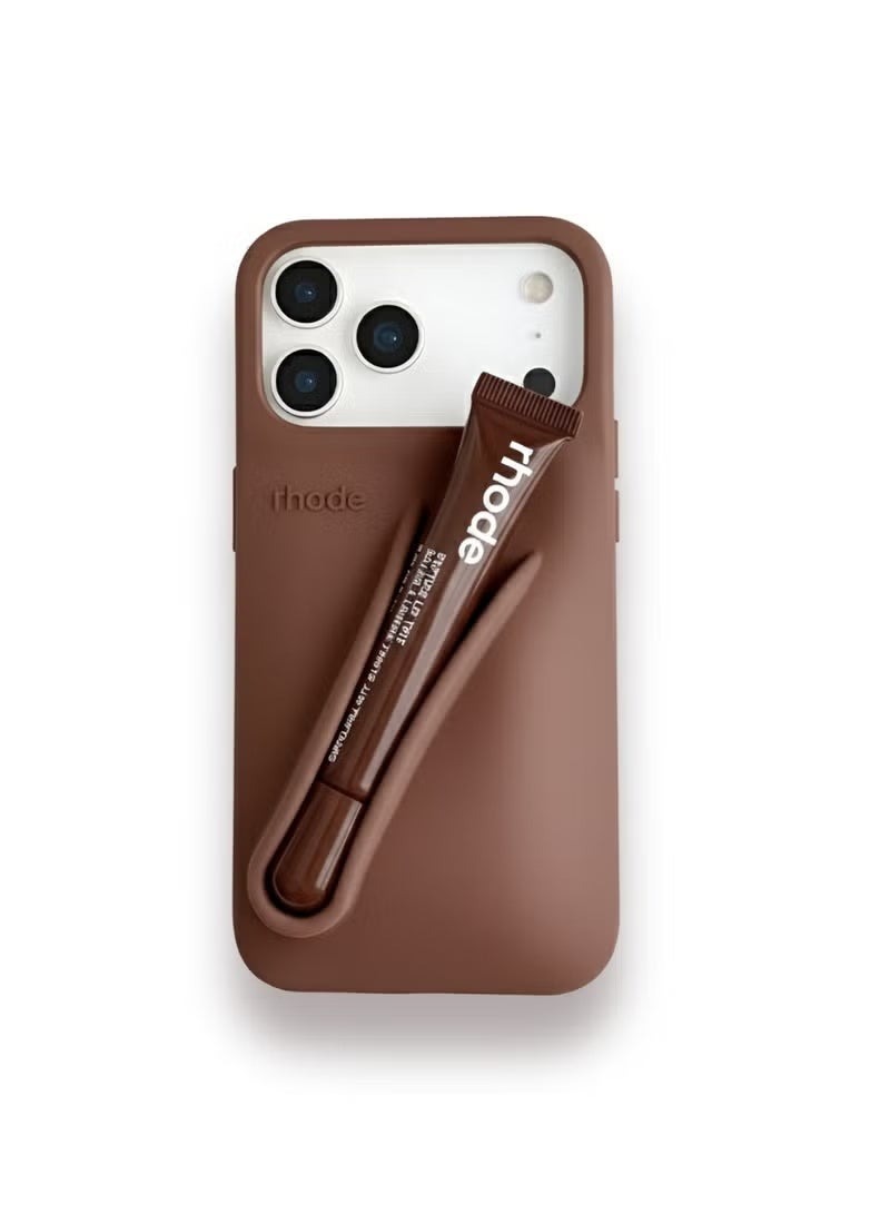 Rhode Lip Case / Iphone 17 Pro Max / Brown
