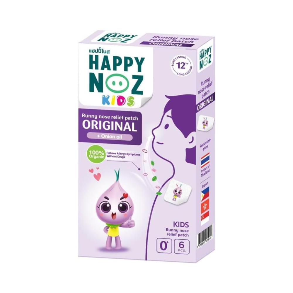 Happy Noz Kids Organic Onion Sticker Sachets 6Pcs Original