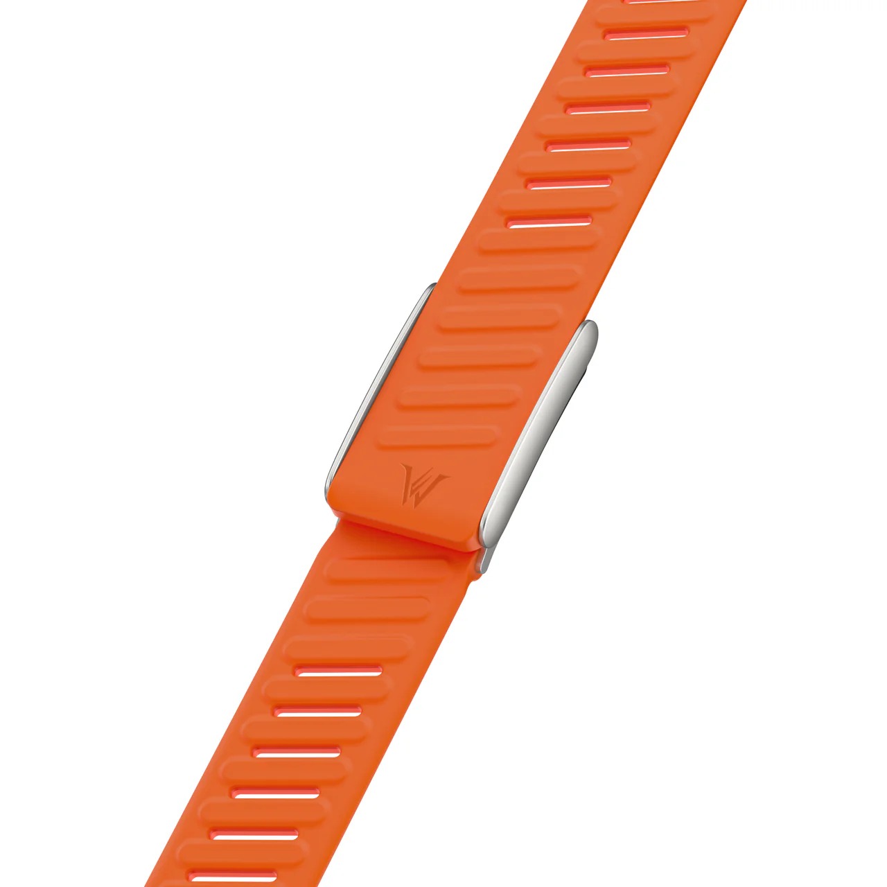 Wizard Strap For Whoop 5 / Soft Silicone / Orange