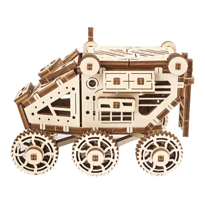 3D 95 Pieces Wooden Puzzle Science STEM Mars Rover, DIY, Engineering Activity