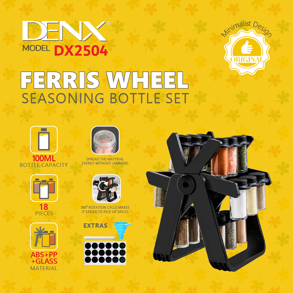 Ferris Wheel Seasoning Bottle Set/Denx