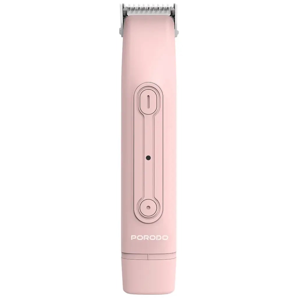 Porodo Dual-Head 400mah Electric Rechargeable Ladies Sensitive Area Trimmer - Pink