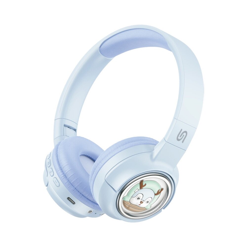 Porodo Kids Headphone Soundtec Moose Wireless Kids Headset - Blue