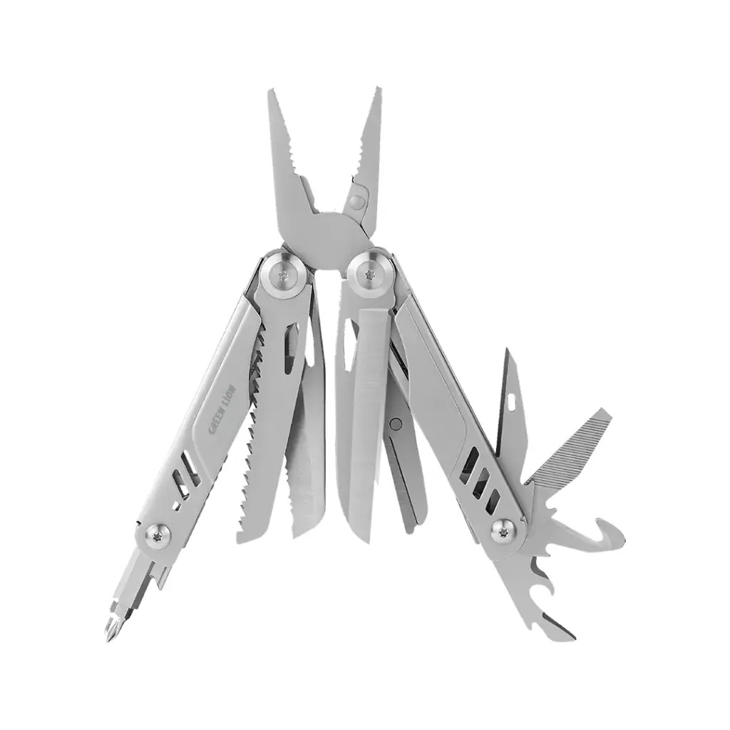 Green Lion Multi-Plier X 15 In 1 Multi Tool Kit - Silver