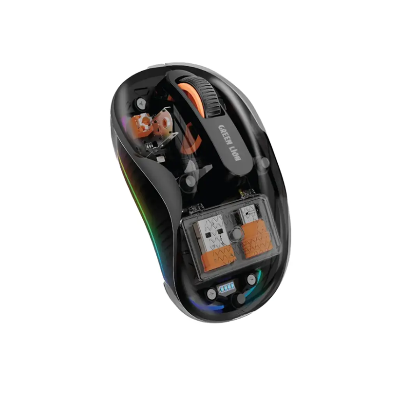 Green Lion Wireless Turtle Mouse 2400DPI - Black