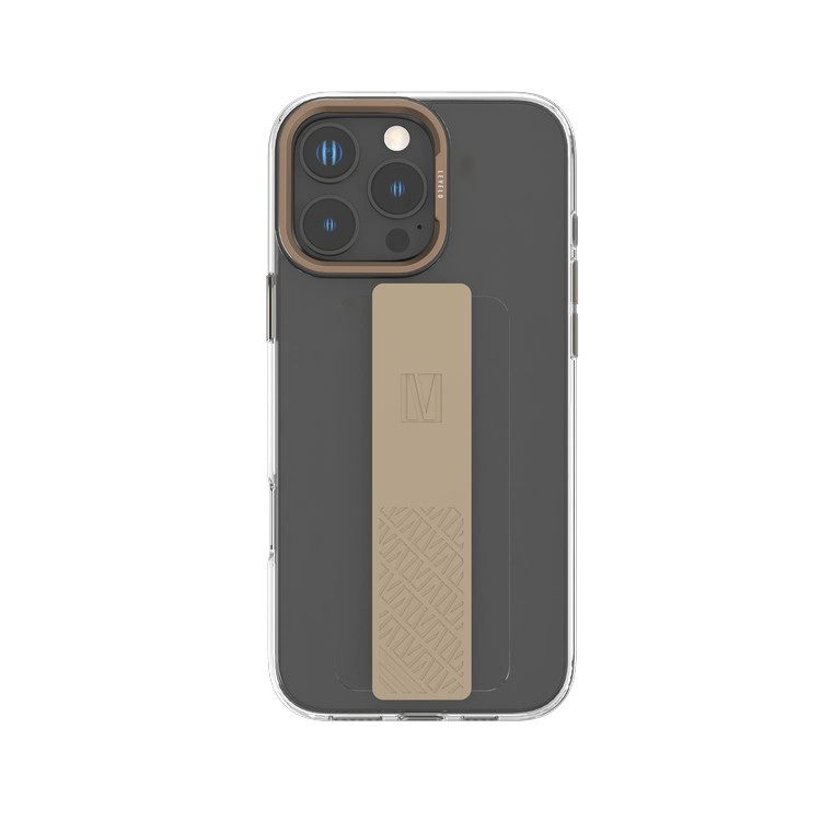 Levelo Graphia Imd Silicone Grip Case For Iphone 16 Pro Max / Rose Gold