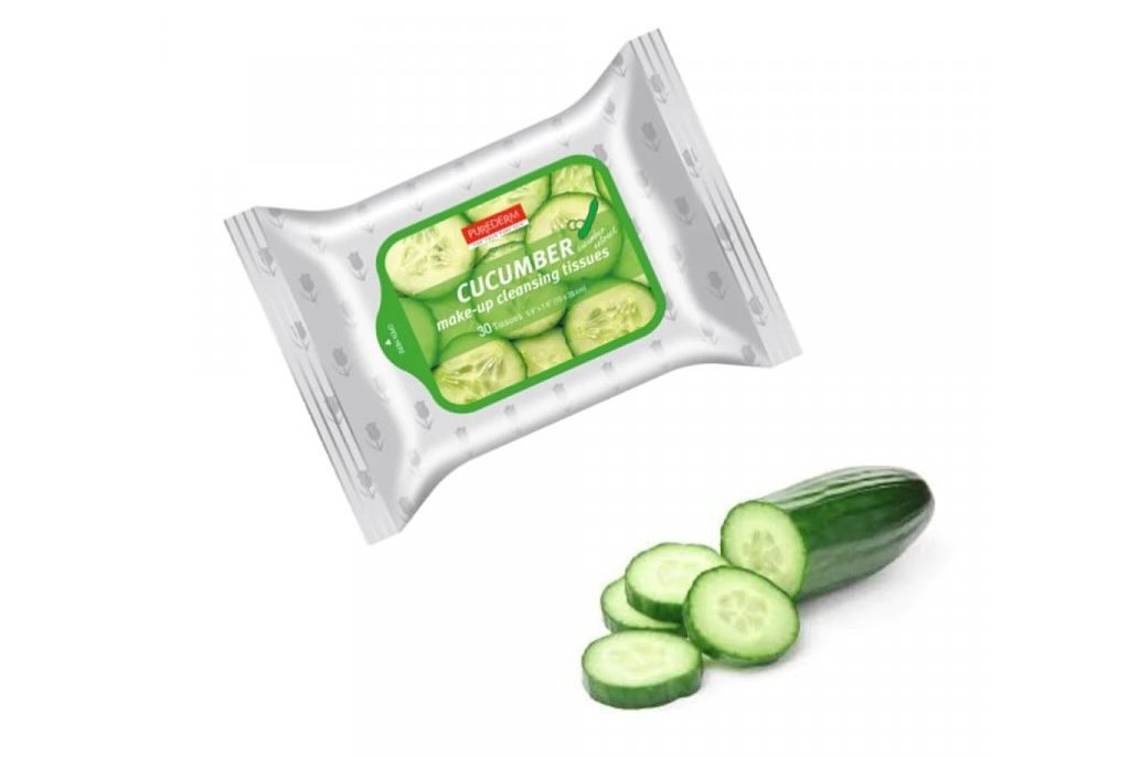 Cucumber Make-up cleansing Tissues