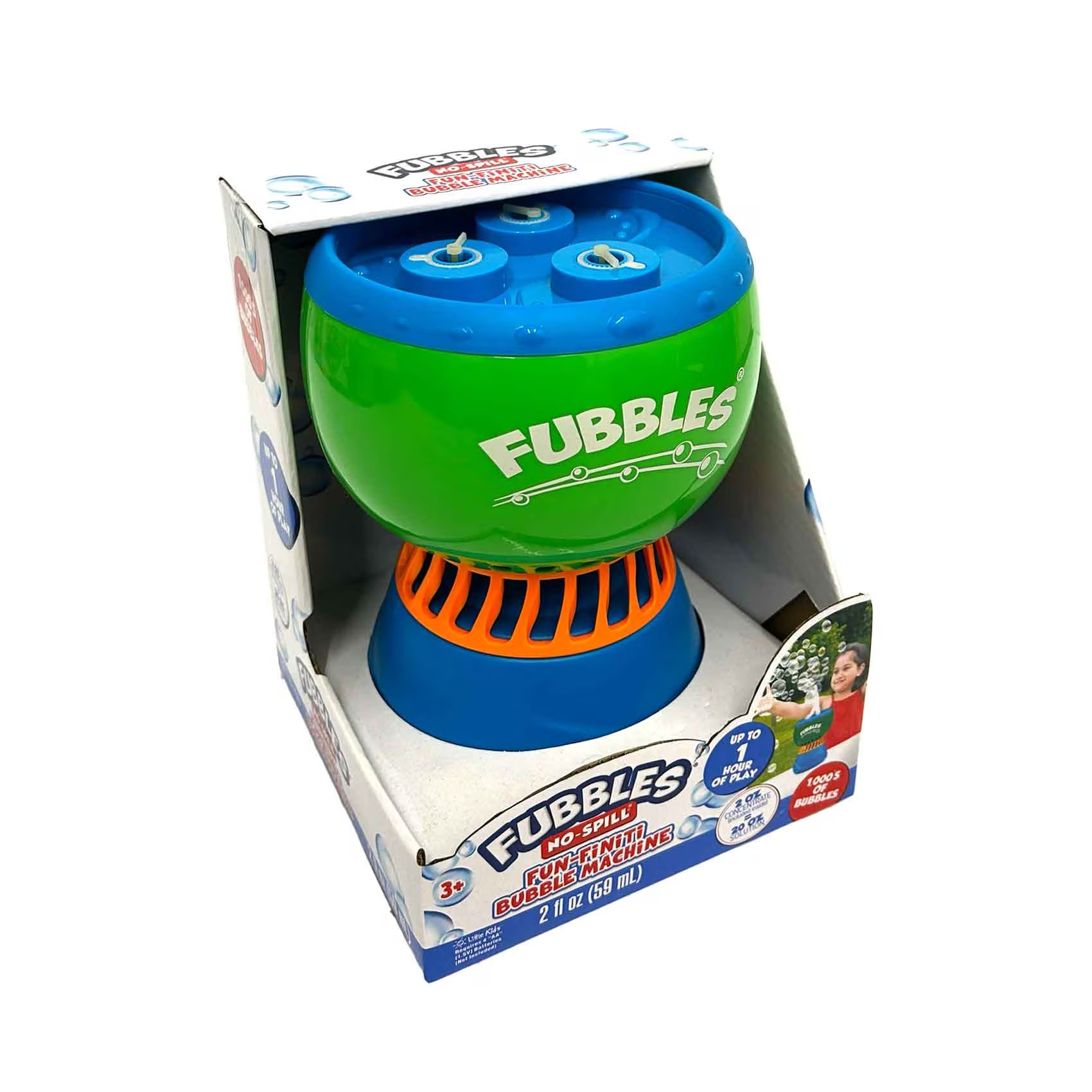 Little Kids Fubbles Fun Finiti Bubble Machine