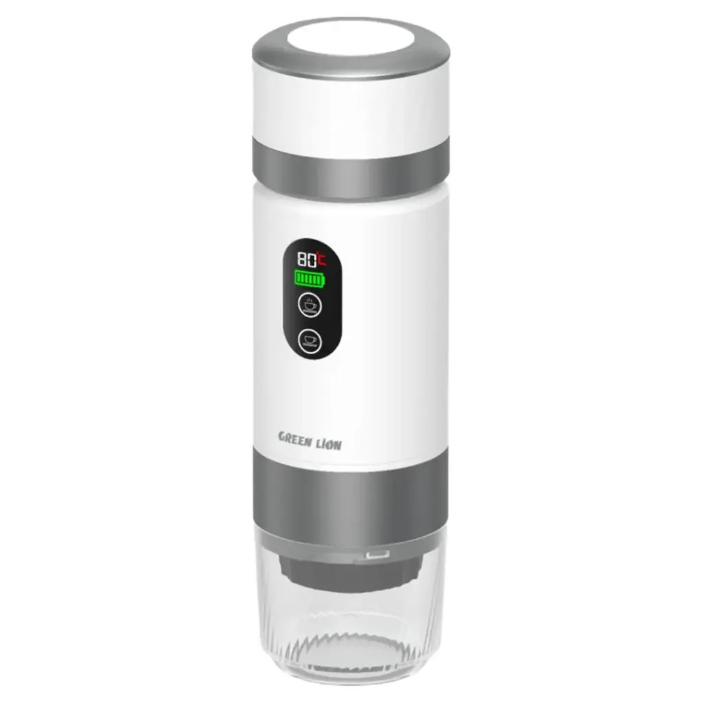 Green Lion Campinas Portable Coffee Maker 80ml - White