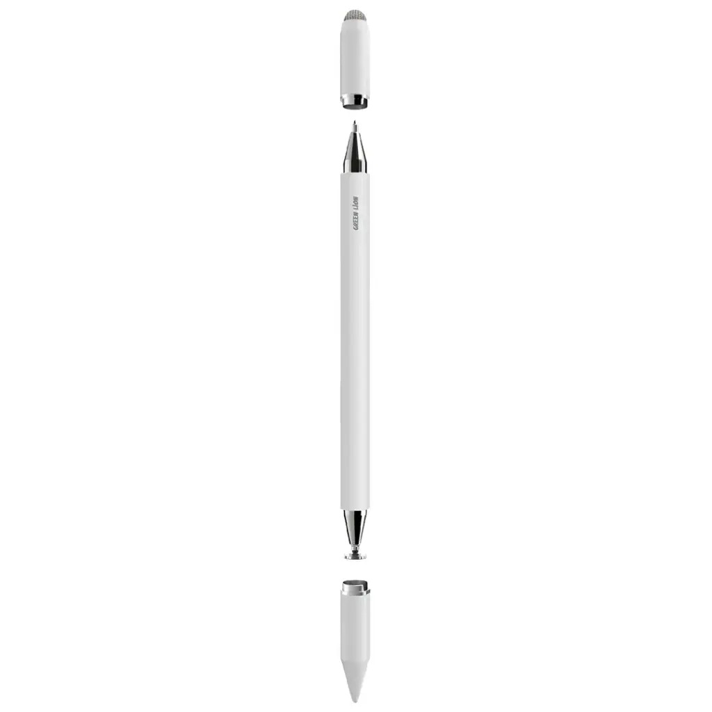 Green Lion 3 in 1 Stylus Pen - White