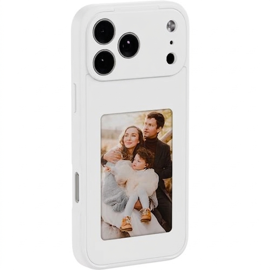 Green Lion Smart E-Ink Case 4" Custom Display for iPhone 17 Pro Max - White