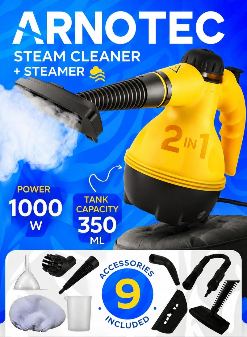 Portable Handheld Steam Cleaner 1000w Multifunctional