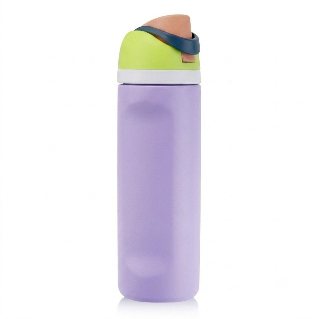 Owala FreeSip Insulated Stainless Steel Water Bottle with Straw / Purple