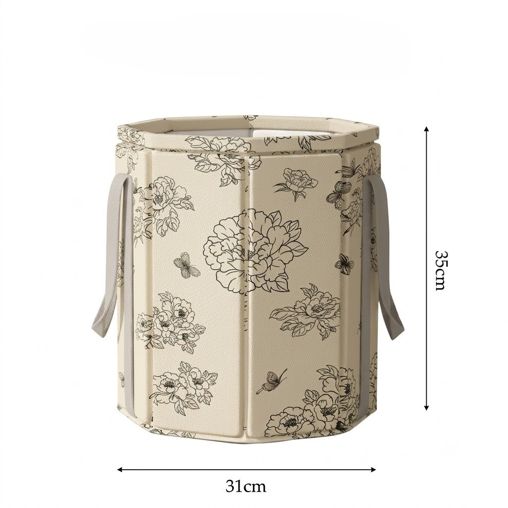 Foldable Foot Bath Tub, Portable Foot Bath Bucket with Sturdy Handle