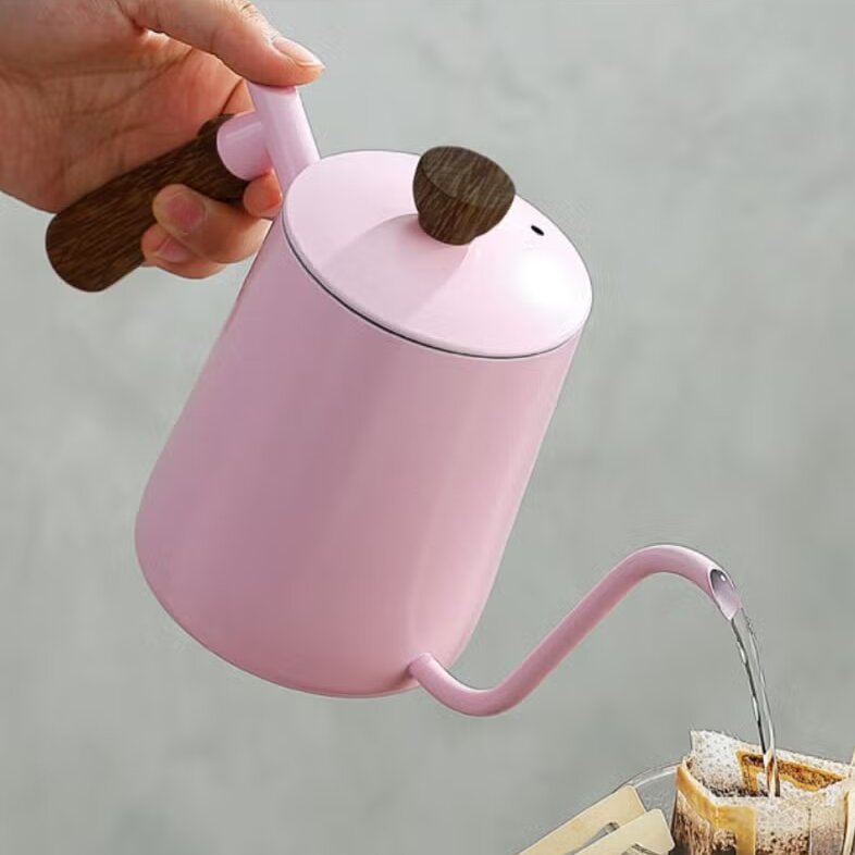 Drip V60 Pour Over Kettle Goose neck Pink