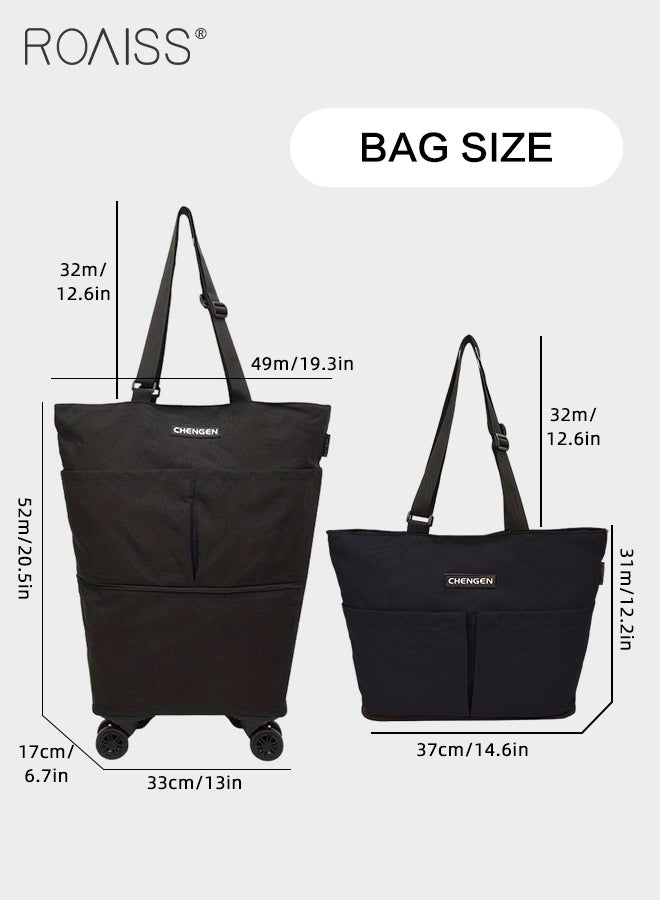 Reusable Grocery Bag with Removable Wheels