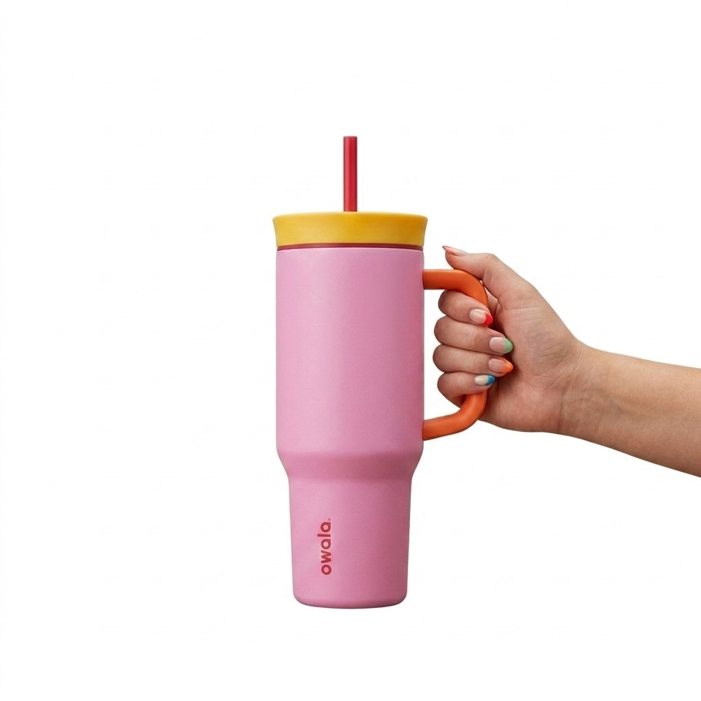 Owala Insulated Stainless Steel Cup 40oz / Pink