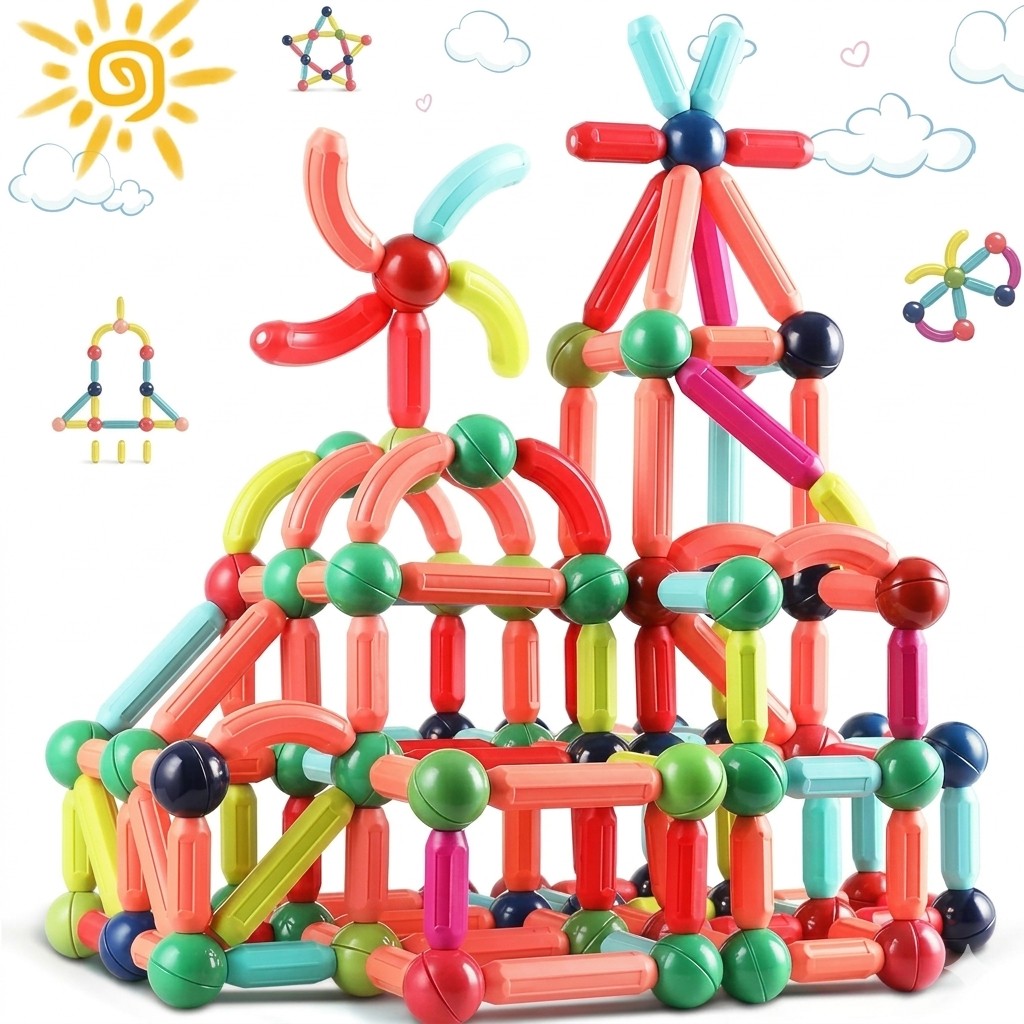 Magnetic Stick Magnetic Building Blocks for Kids