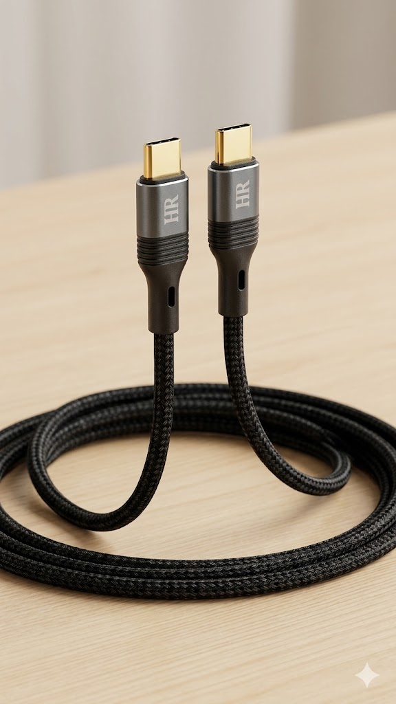 HR Type-C to Type-C Cable/ 60W/ 2m HR-085