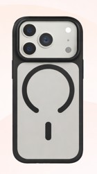 All-Match Case/ iPhone 17 Pro/ Built-in Stand / Clear Black