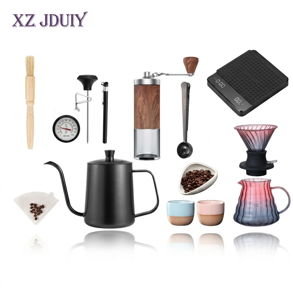 V60 12-piece hand-pour coffee maker set